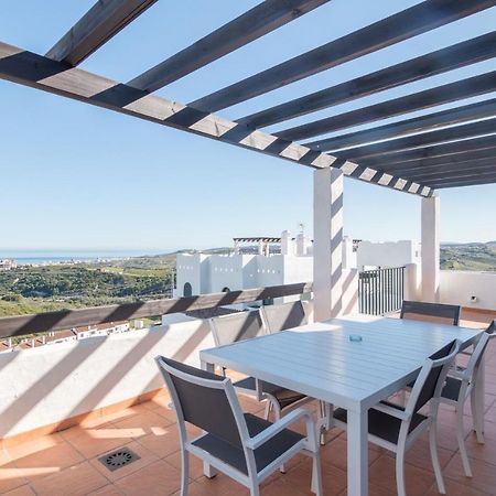 2186-Luxury Sea View Penthouse In Casares Costa Lägenhet Exteriör bild
