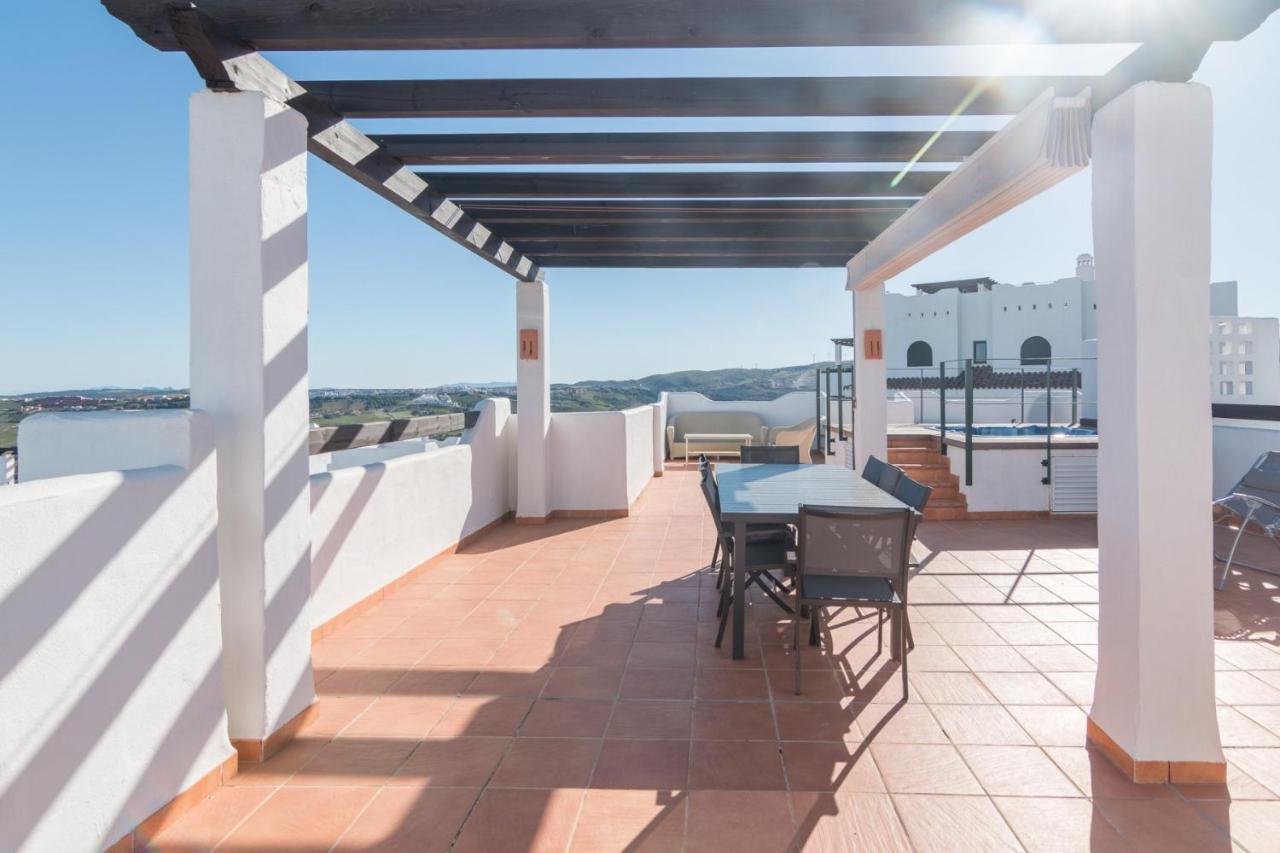 2186-Luxury Sea View Penthouse In Casares Costa Lägenhet Exteriör bild
