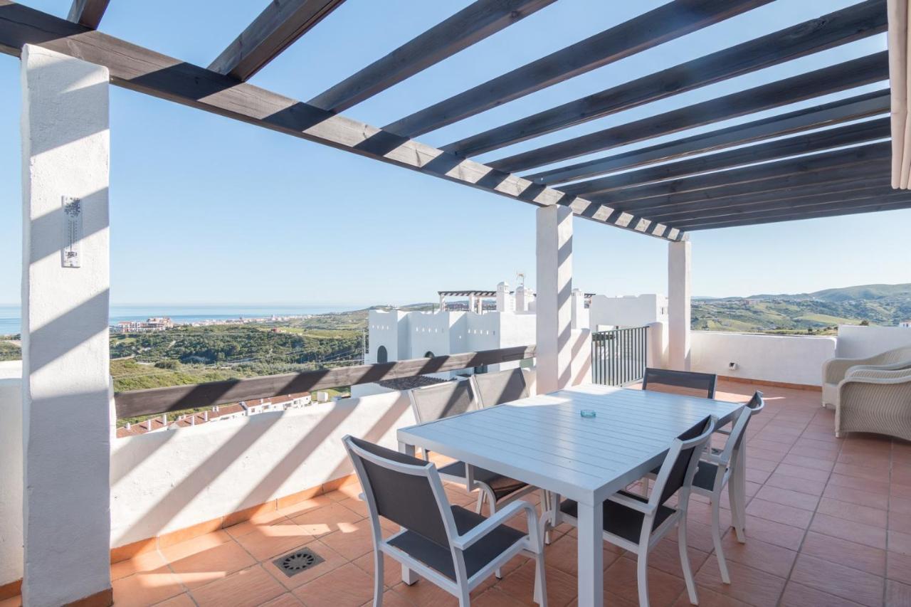 2186-Luxury Sea View Penthouse In Casares Costa Lägenhet Exteriör bild